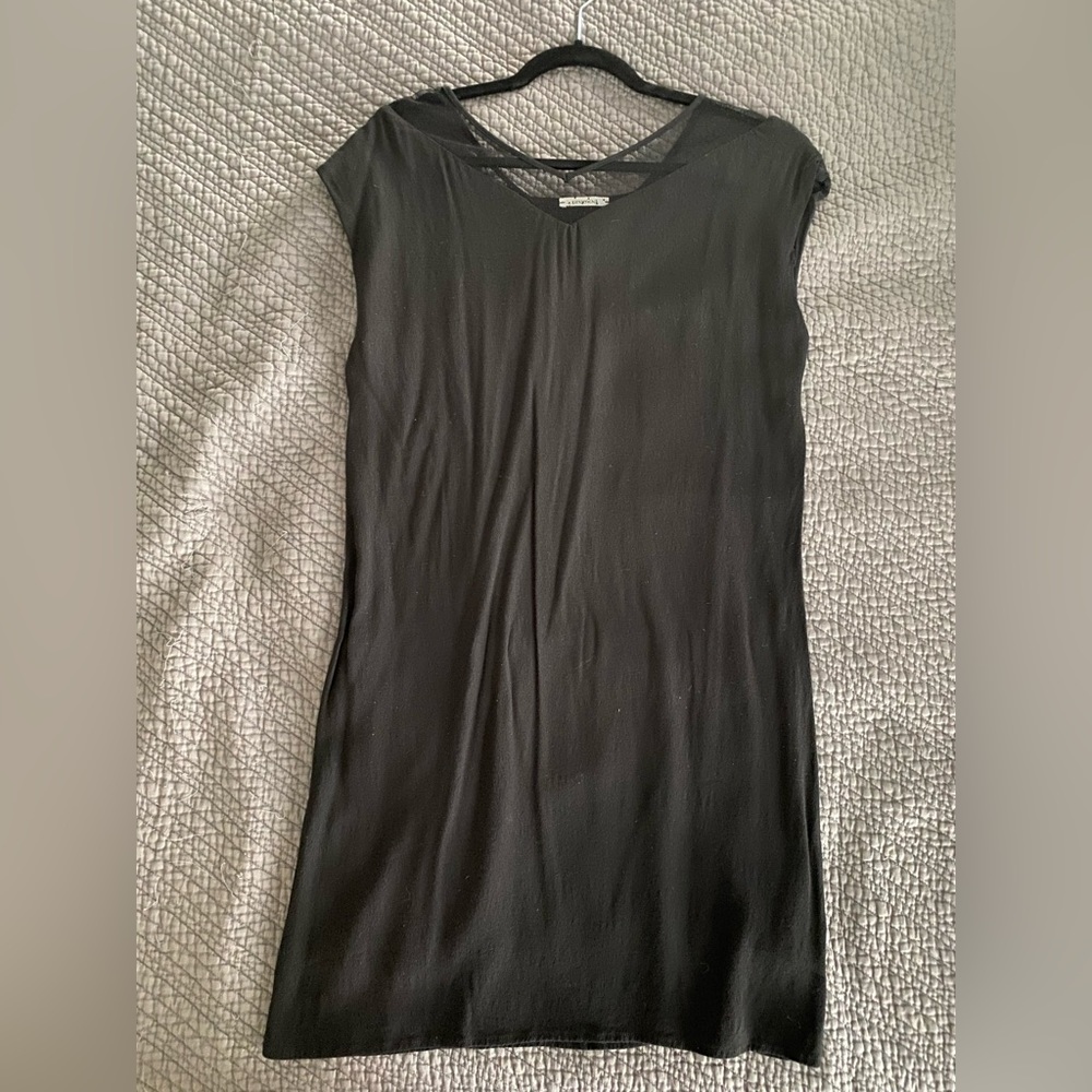 Black classic dress